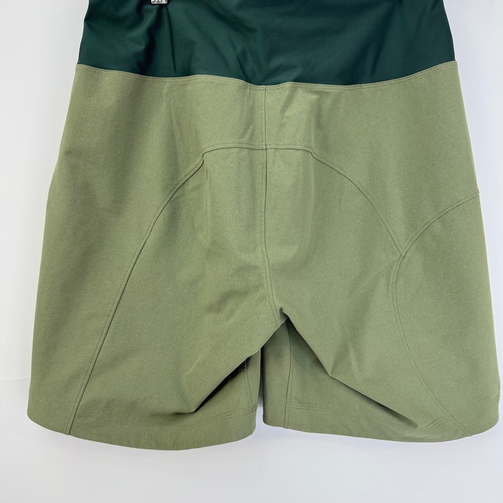 Curious Creatures Sun Dog Short Women Size S Green MTB Colorblock Zipper Pockets - Picture 3 of 9